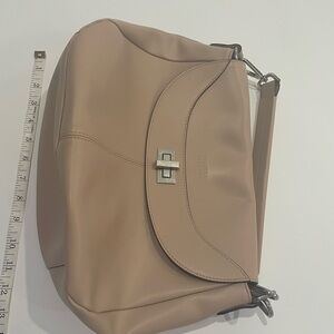 Claudia Firenze Nude Shoulder Bag